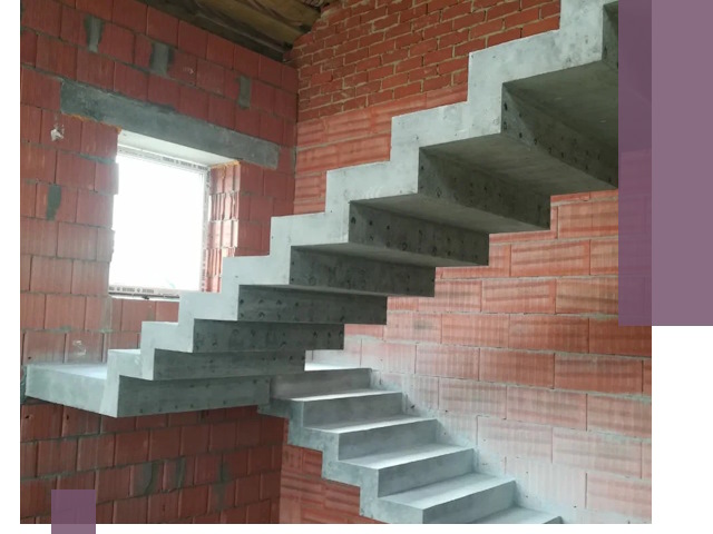 Бетонные лестницы под ключ в Устях-Куте: монтаж, демонтаж, ремонт