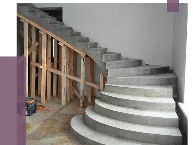 Изготовление бетонных лестниц под ключ в Устях-Куте от 20079 руб. | ПРОЛЁТ-Утк