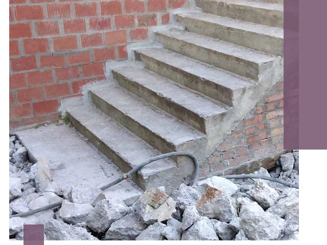 Демонтаж бетонных лестниц в Устях-Куте: быстро и безопасно