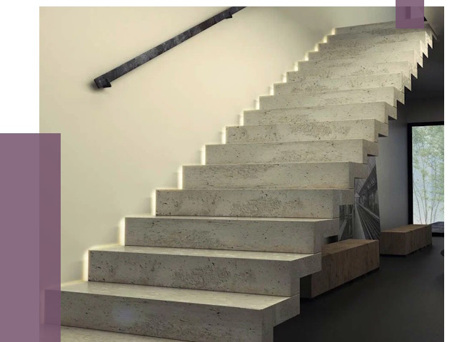 Облицовка бетонных лестниц в Устях-Куте от 4634 руб/м2 