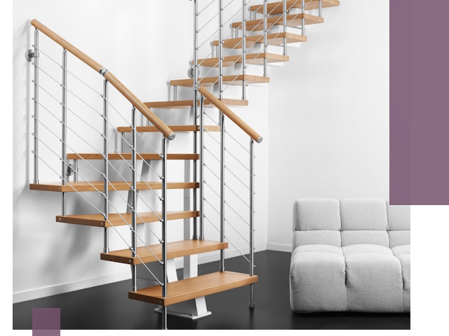 Модульные лестницы под ключ в Устях-Куте — монтаж и изготовление