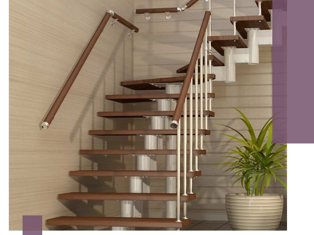 Изготовление модульных лестниц под ключ в Устях-Куте