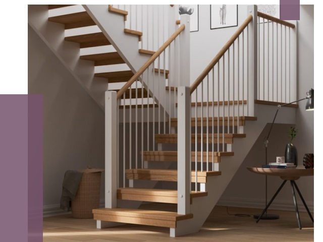 Маршевые лестницы в Устях-Куте от 38356 руб. — монтаж | ПРОЛЁТ-Утк