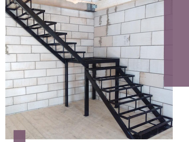 Лестницы на металлокаркасе под ключ в Устях-Куте — изготовление и монтаж