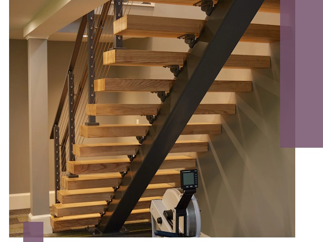 Лестницы на монокосоурах под ключ в Устях-Куте - изготовление и монтаж