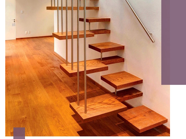 Лестницы «гусиный шаг» на заказ в Устях-Куте для узких пространств