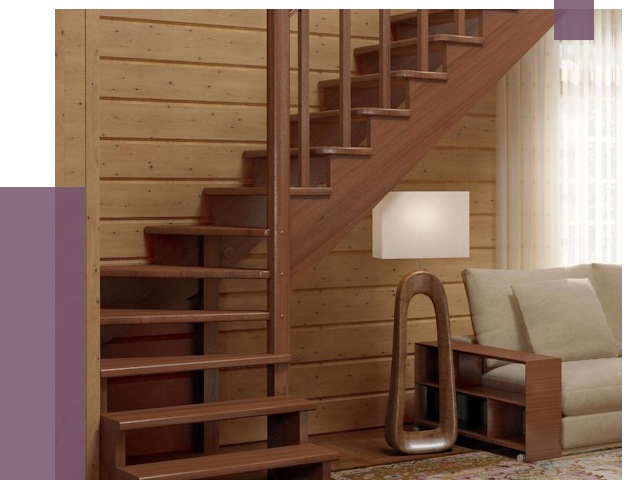 Лестницы эконом класса в Устях-Куте от 18380 руб. бюджетные решения