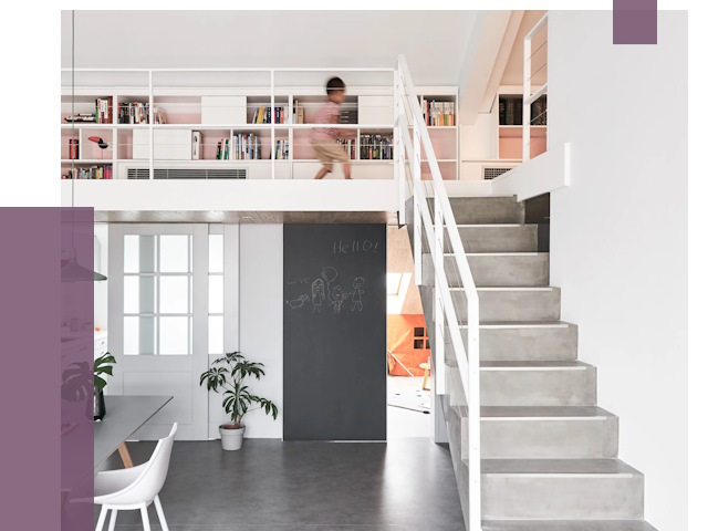 Лестницы для двухуровневой квартиры в Устях-Куте от 177623 руб. | ПРОЛЁТ-Утк