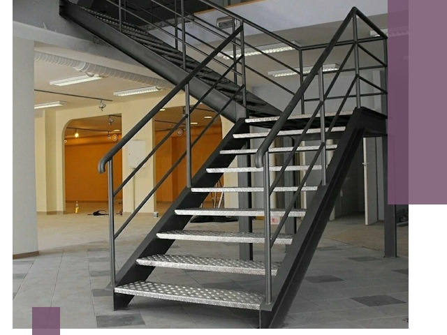 Лестницы для офиса в Устях-Куте: изготовление, монтаж, демонтаж