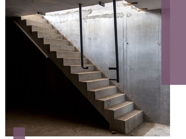Изготовление и монтаж лестниц в подвале в Устях-Куте