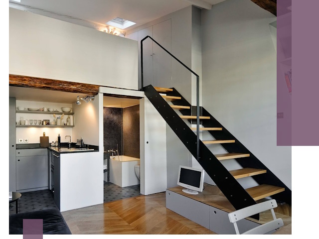 Лестницы на антресоль под ключ в Устях-Куте — изготовление и монтаж