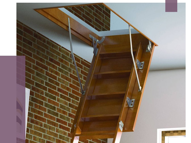 Установка чердачной лестницы в Устях-Куте от 7877 руб. | ПРОЛЁТ-Утк