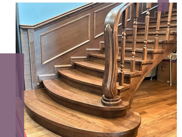 Дубовые лестницы под ключ в Устях-Куте от 177623 руб. — ПРОЛЁТ-Утк