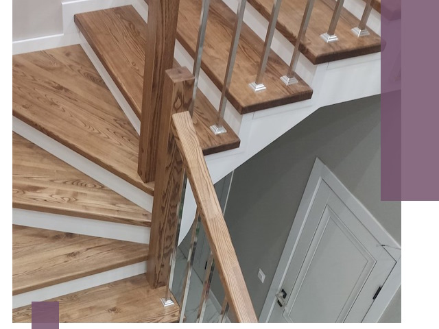 Обшивка металлических лестниц под ключ в Устях-Куте