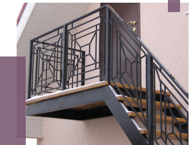 Металлические перила в Устях-Куте от 4325 руб.  | ПРОЛЁТ-Утк