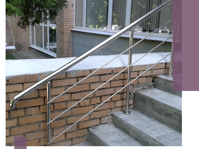 Перила из нержавеющей стали высокого качества в Устях-Куте