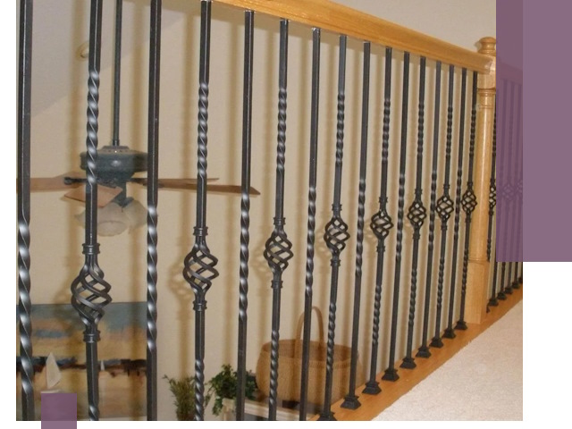 Изготовление и монтаж кованных перил в Устях-Куте под ключ