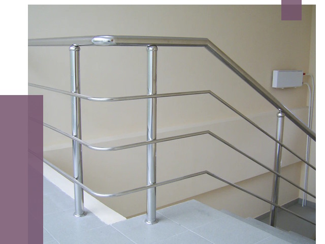 Алюминиевые перила в Устях-Куте от 6384 руб. под ключ | ПРОЛЁТ-Утк