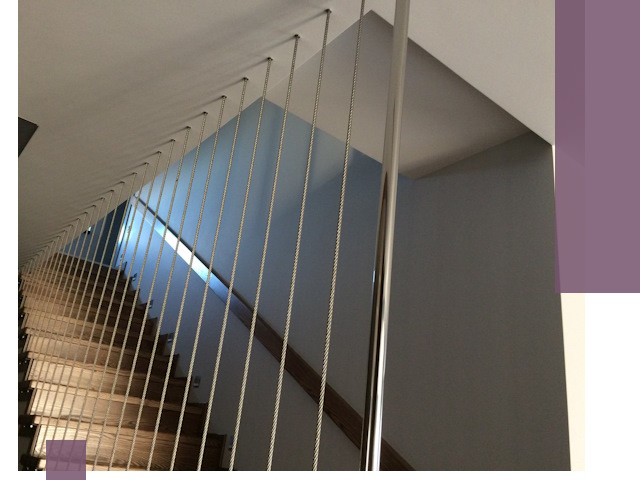 Тросовые перила под ключ в Устях-Куте — производство и монтаж