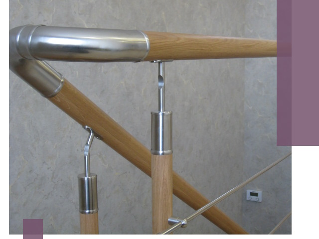 Комбинированные перила на заказ в Устях-Куте — монтаж и производство