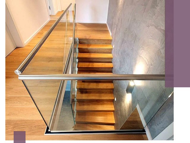 Перила для лестницы в доме — изготовление и монтаж в Устях-Куте