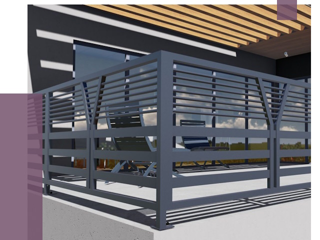 Изготовление балконных ограждений в Устях-Куте от 10812 руб. | ПРОЛЁТ-Утк