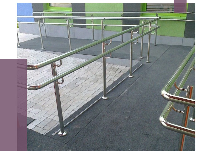 Ограждения пандусов в Устях-Куте от 4376 руб. монтаж | ПРОЛЁТ-Утк