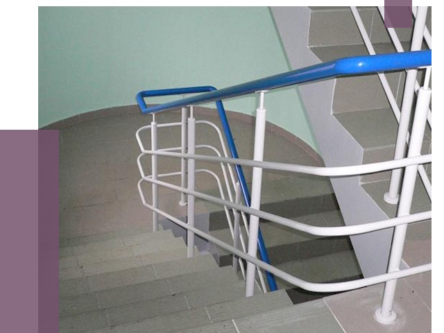 Перила в подъезде в Устях-Куте — установка и замена от 7465 руб. | ПРОЛЁТ-Утк