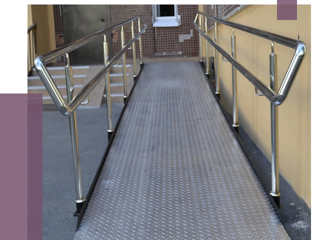 Пандусы в Устях-Куте от 12356 руб. — установка для инвалидов | ПРОЛЁТ-Утк