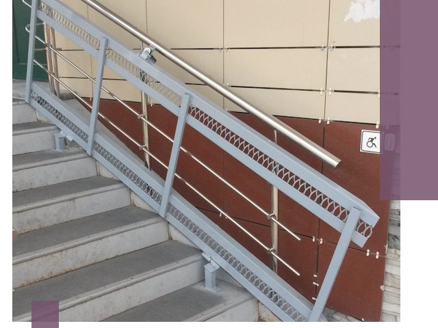 Изготовление откидных пандусов под ключ в Устях-Куте