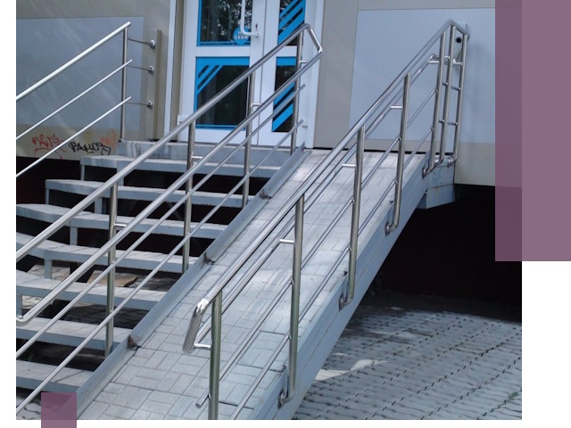 Пандус на крыльцо под ключ в Устях-Куте: монтаж и изготовление