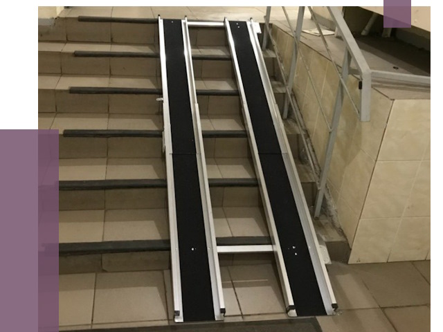 Установка пандуса в подъезд в Устях-Куте от 8032 руб. под ключ | ПРОЛЁТ-Утк