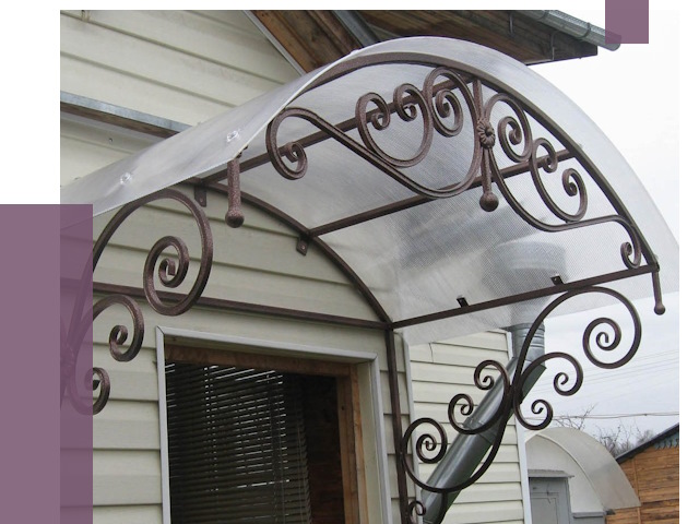 Изготовление козырьков в Устях-Куте от 7414 руб. — заказать | ПРОЛЁТ-Утк