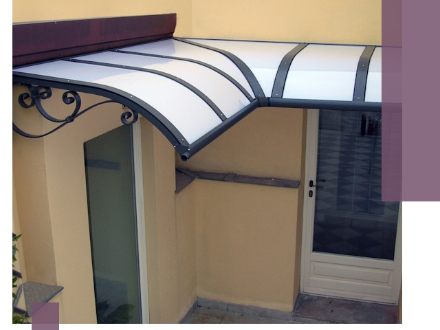 Монтаж козырьков любой сложности в Устях-Куте под ключ