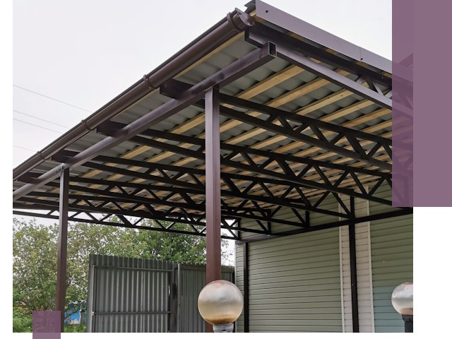 Навесы под ключ в Устях-Куте: изготовление, монтаж и гарантия