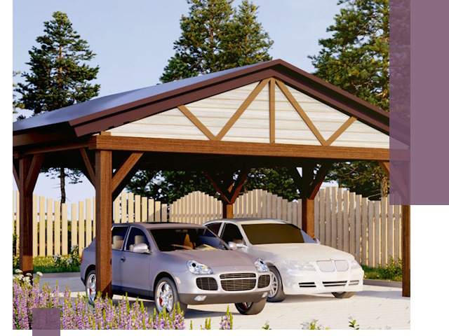 Навесы для автомобиля в Устях-Куте — изготовление и монтаж
