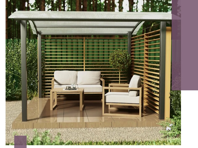 Навесы для дачи в Устях-Куте: изготовление, монтаж и демонтаж