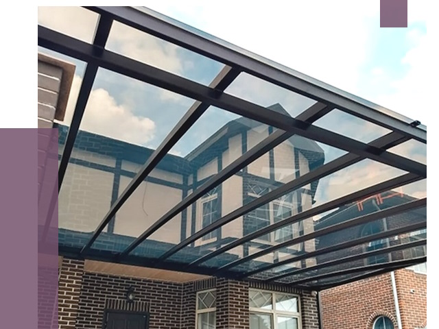 Навесы из поликарбоната в Устях-Куте от 8670 руб. под ключ — ПРОЛЁТ-Утк