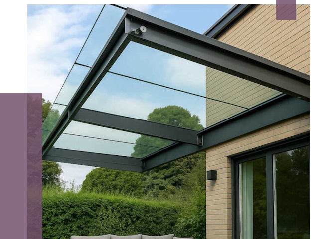 Стеклянные навесы и козырьки в Устях-Куте от 12356 руб.