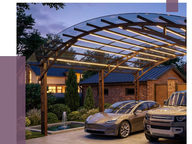 Металлические навесы в Устях-Куте от 12768 руб. под ключ — ПРОЛЁТ-Утк