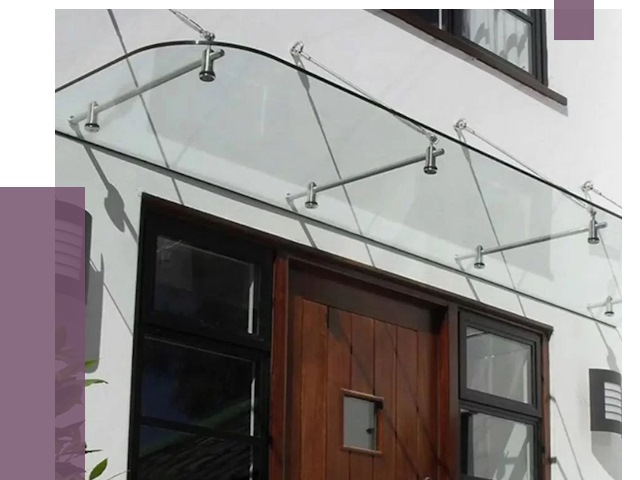 Стеклянные козырьки в Устях-Куте от 19049 руб. | ПРОЛЁТ-Утк