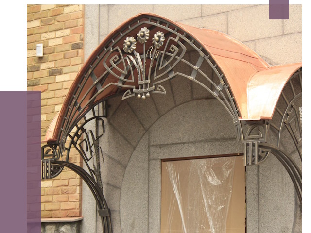 Арочные козырьки в Устях-Куте от 14673 руб. 