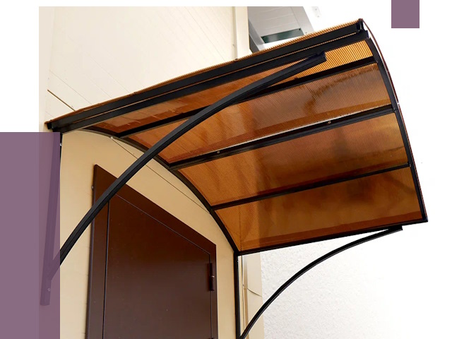 Недорогие козырьки в Устях-Куте от 7640 руб.  | ПРОЛЁТ-Утк