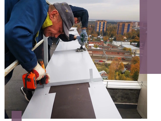 Монтаж парапетов в Устях-Куте — установка прочных металлических ограждений