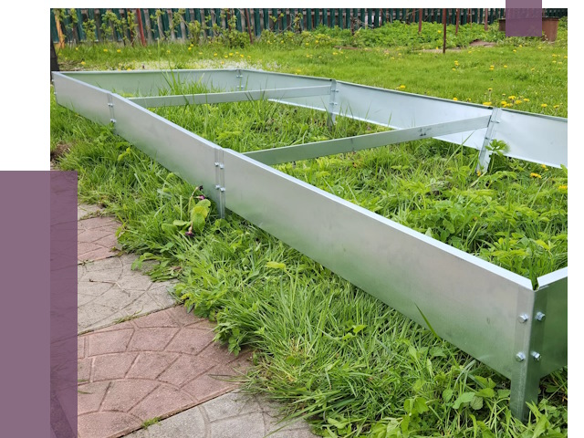 Металлические бордюры для грядок в Устях-Куте от 1802 руб.