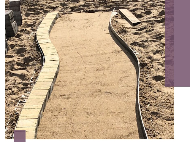 Металлические бордюры для тротуаров в Устях-Куте — прочные и долговечные