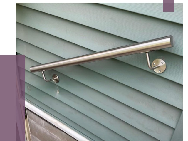 Поручни из нержавеющей стали в Устях-Куте от 7723 руб.  | ПРОЛЁТ-Утк